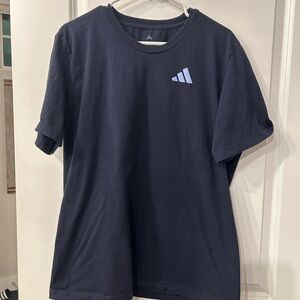 Adidas Dark Blue Regular Fit Tee
